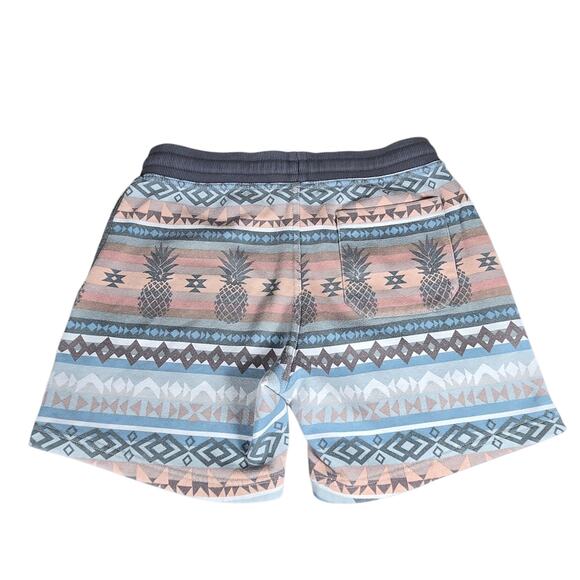 Chubbies Lounge Shorts Mens Small Pineapple Aztec Fleece Drawstring Comfy Short - Picture 6 of 12